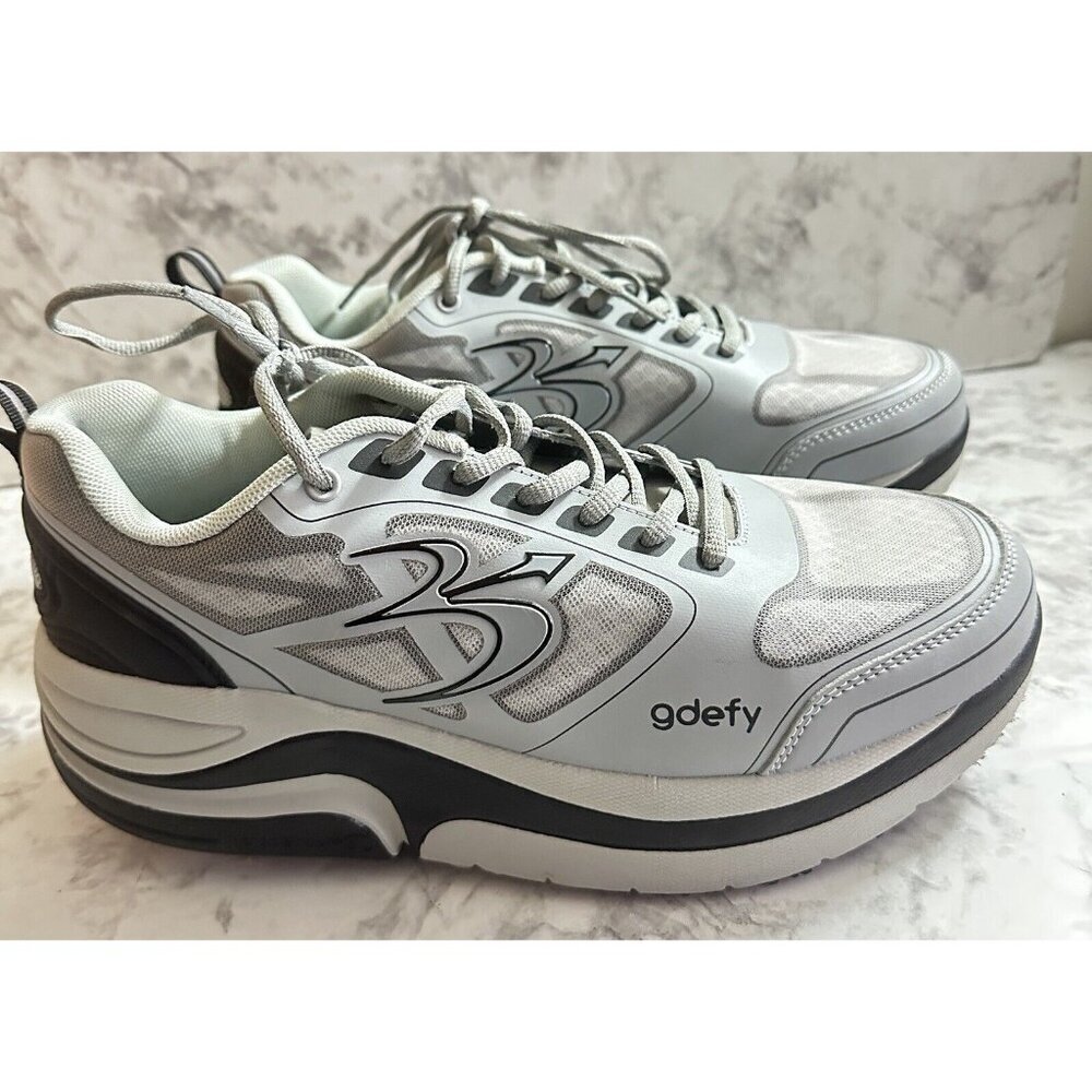 GDFEY Ion Sneakers Crosstrainers Mens 9 Gray Athletic Shoes Arch Support
